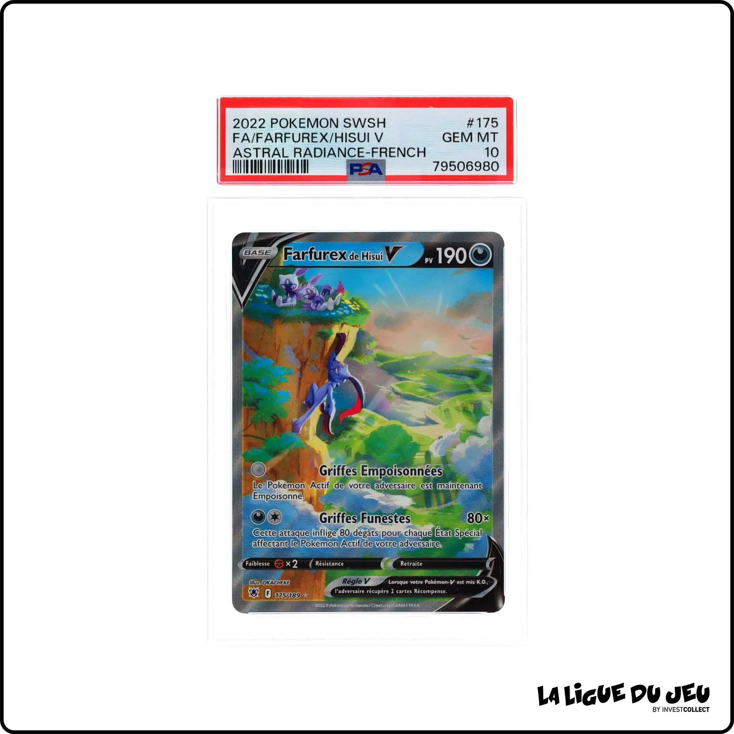 Ultra - Pokemon - Astres Radieux - Farfurex V 175/189 - PSA 10 - Français