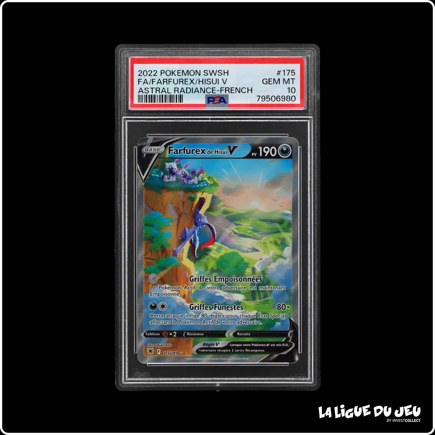 Ultra - Pokemon - Astres Radieux - Farfurex V 175/189 - PSA 10 - Français