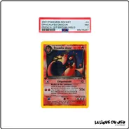 Holo - Pokemon - Team Rocket - Dracaufeu Obscur - 4/82 - 1er édition - PSA 7 - Français