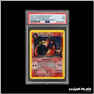 Holo - Pokemon - Team Rocket - Dracaufeu Obscur - 4/82 - 1er édition - PSA 7 - Français