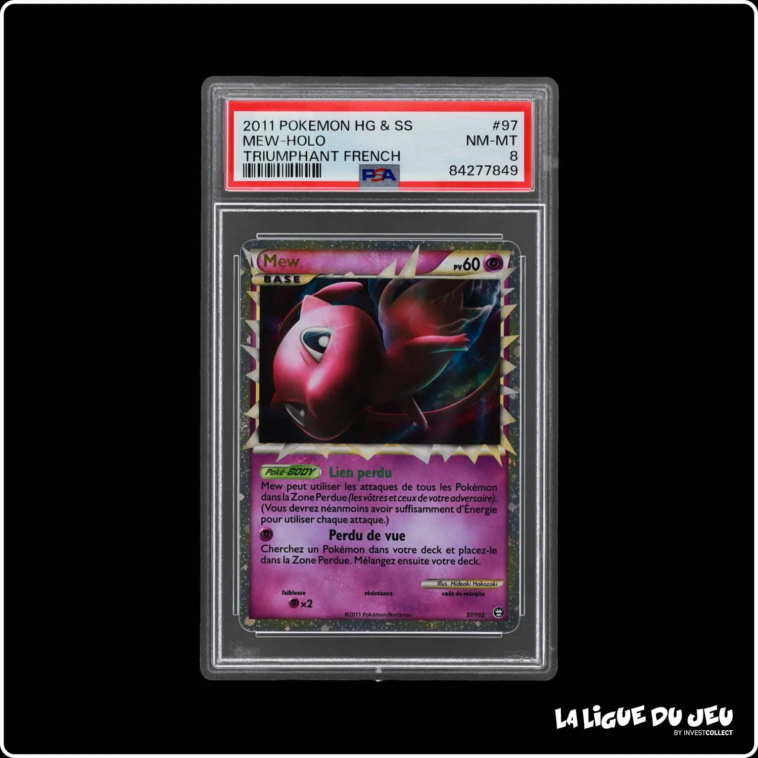 Ultra - Pokemon - Triomphe - Mew - 97/102 - PSA 8 - Français