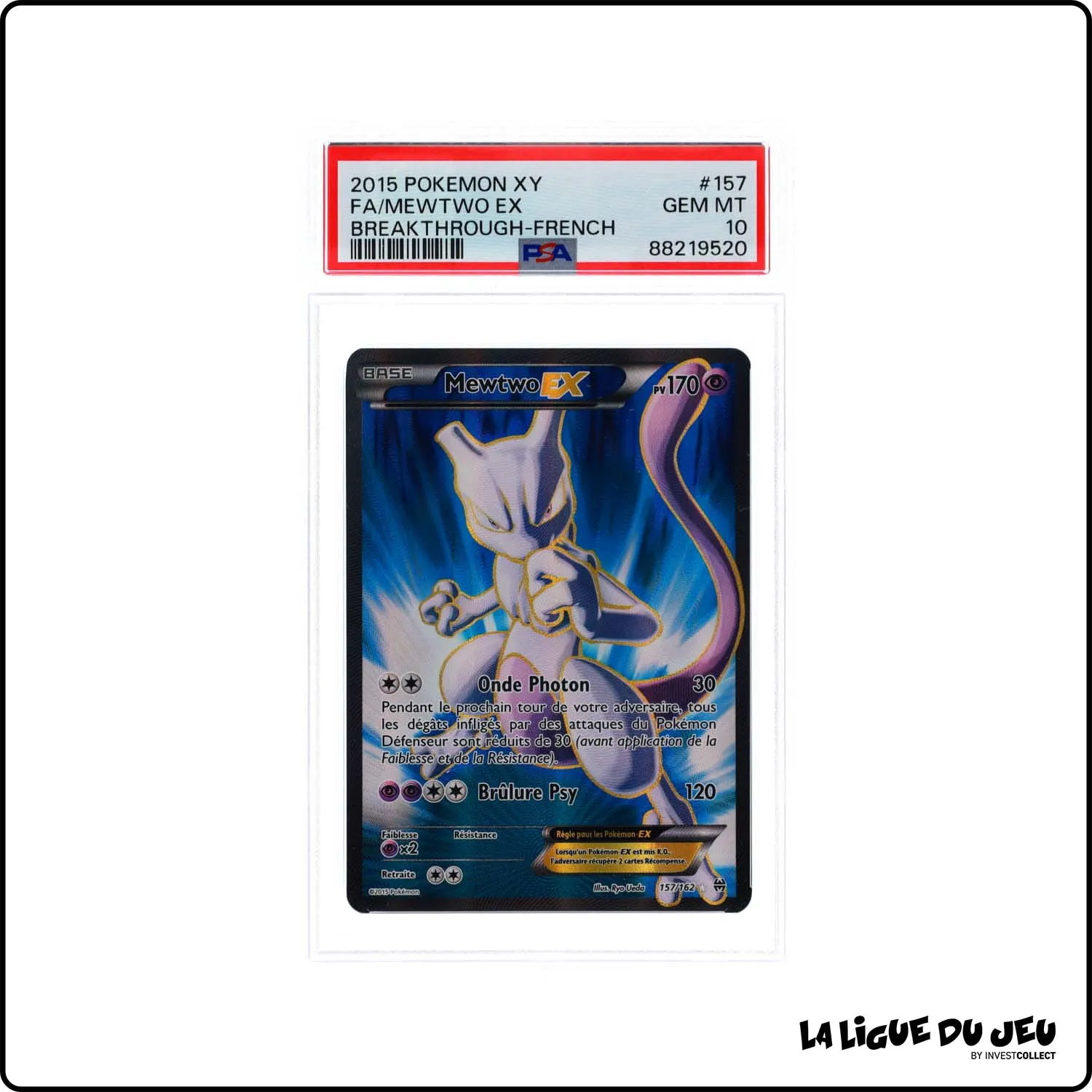 Ultra - Pokemon - Impulsion Turbo - Mewtwo Ex - 157/162 - PSA 10 - Français