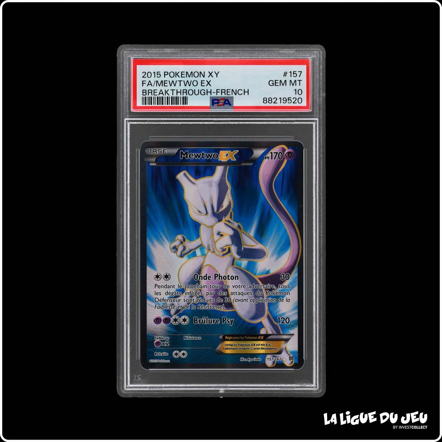 Ultra - Pokemon - Impulsion Turbo - Mewtwo Ex - 157/162 - PSA 10 - Français