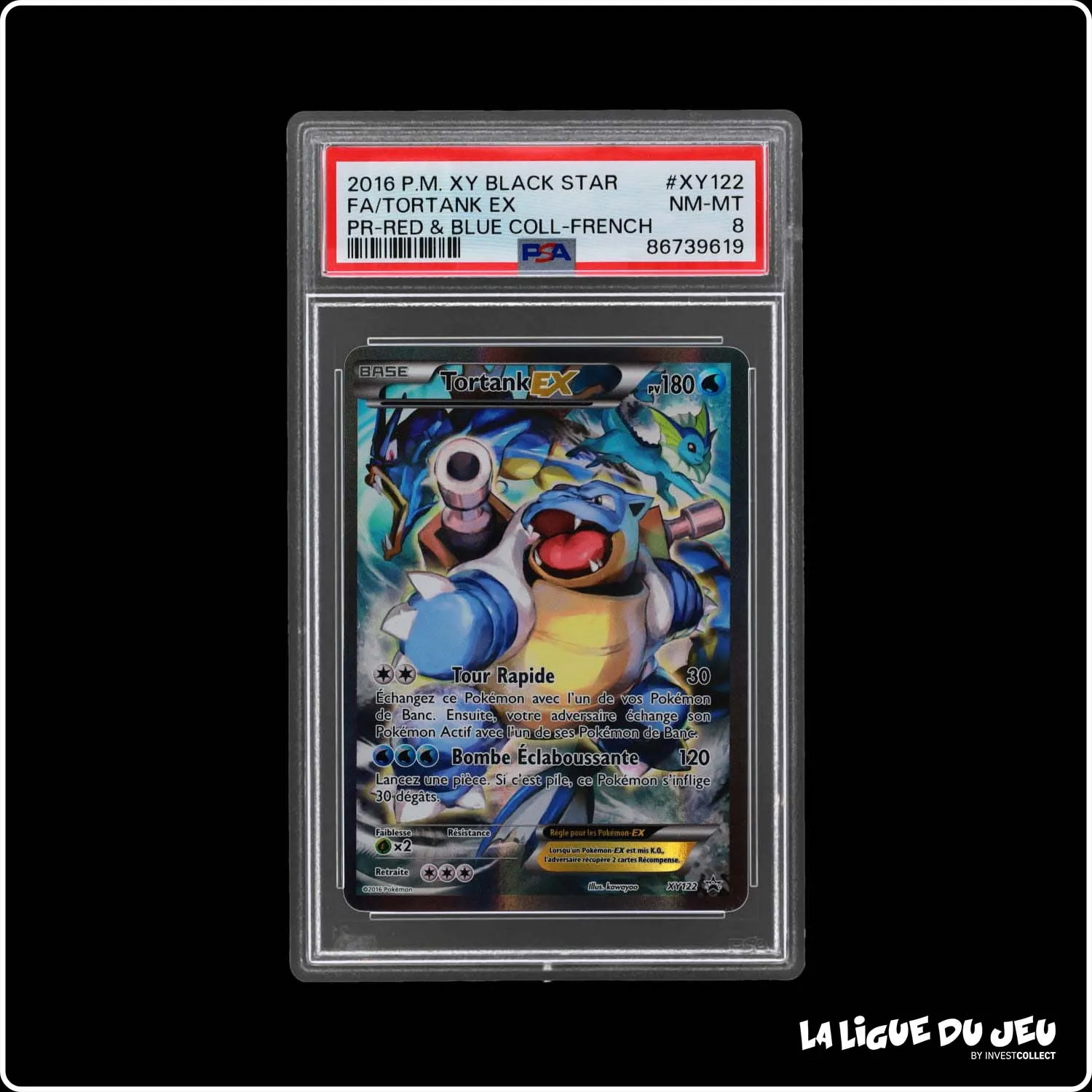 Promo - Pokemon - XY Promo - Tortank Ex - XY122 - PSA 8 - Français