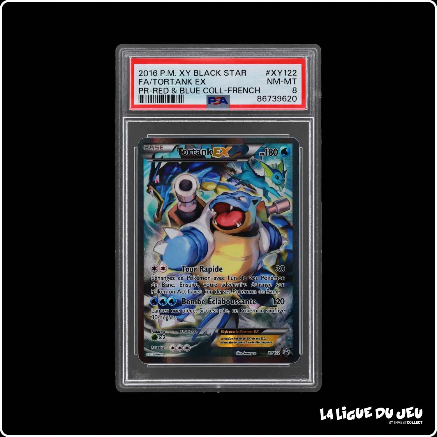 Promo - Pokemon - XY Promo - Tortank Ex - XY122 - PSA 8 - Français