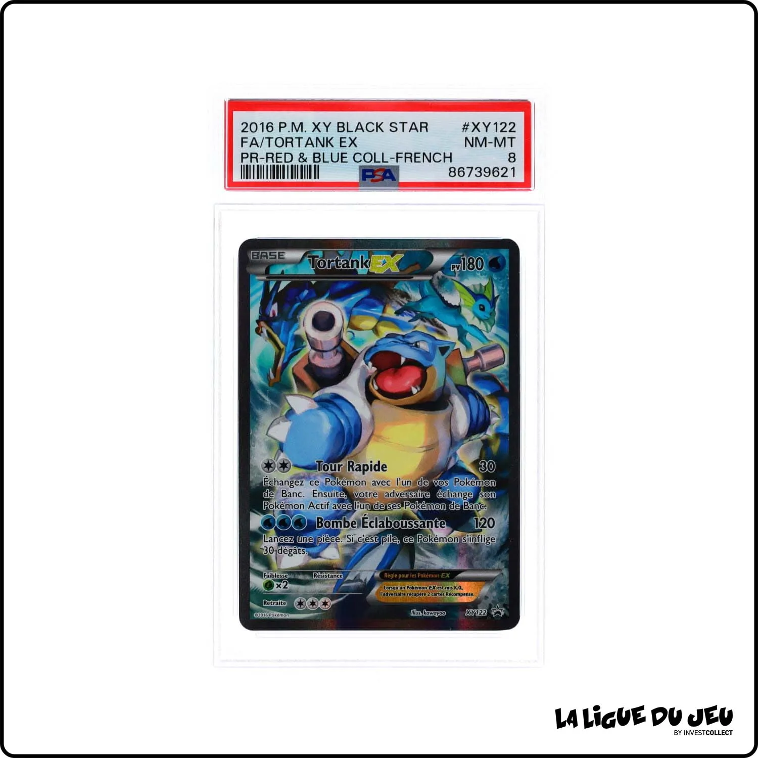 Promo - Pokemon - XY Promo - Tortank Ex - XY122 - PSA 8 - Français