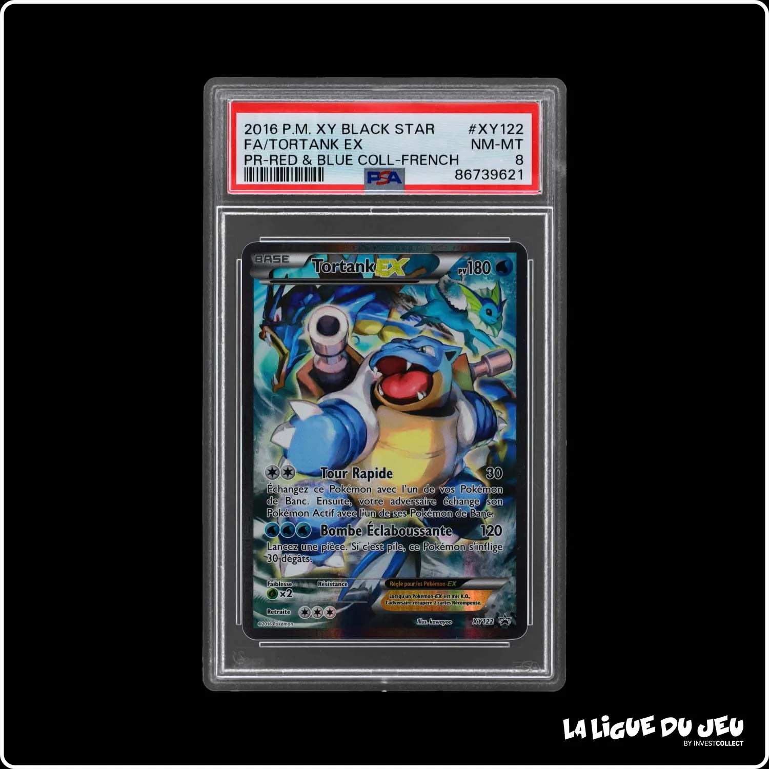 Promo - Pokemon - XY Promo - Tortank Ex - XY122 - PSA 8 - Français