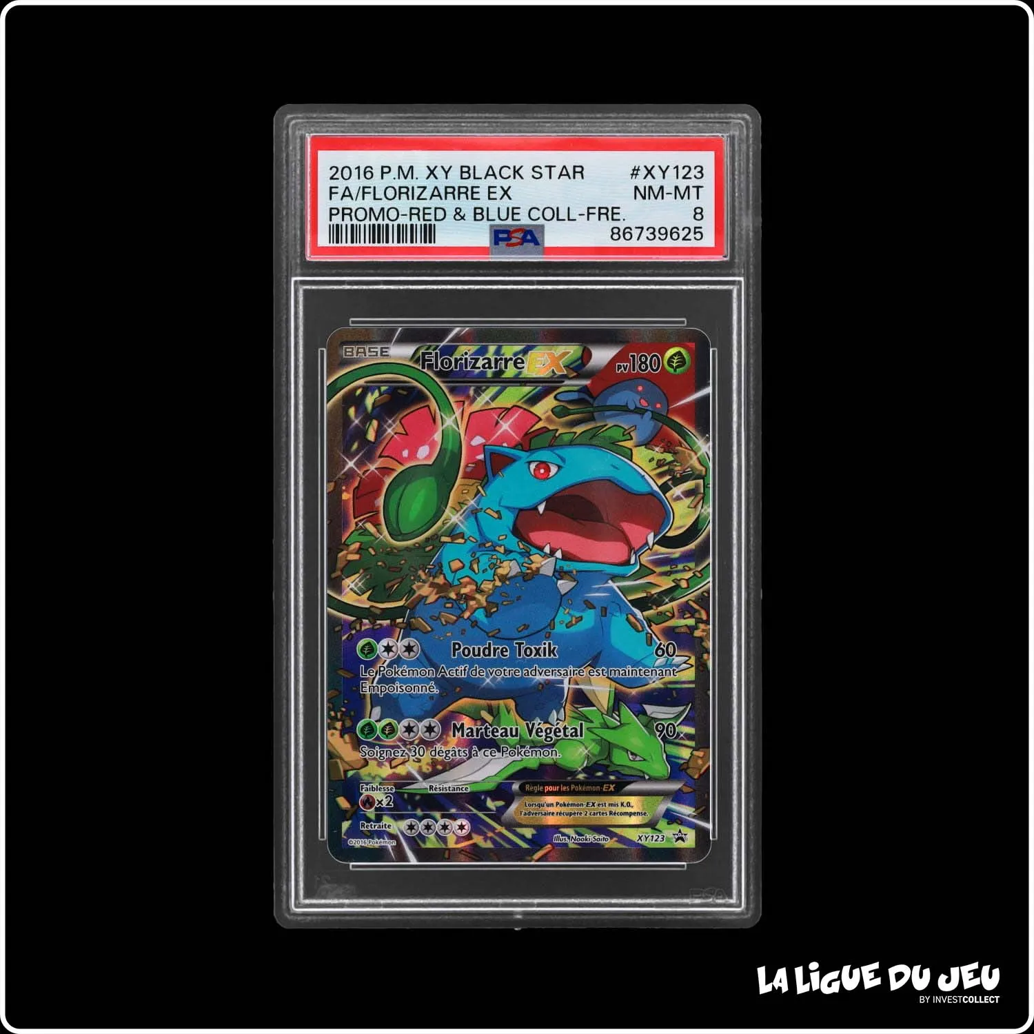 Promo - Pokemon - XY Promo - Florizarre Ex - XY123 - PSA 8 - Français