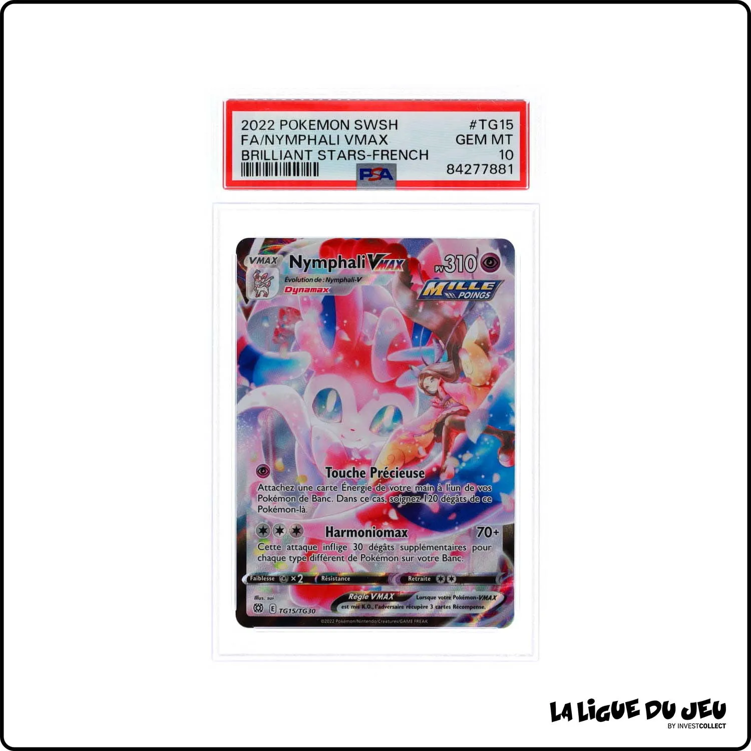 Ultra - Pokemon - Stars Étincelantes - Nymphali Vmax - TG15/TG30 - PSA 10 - Français