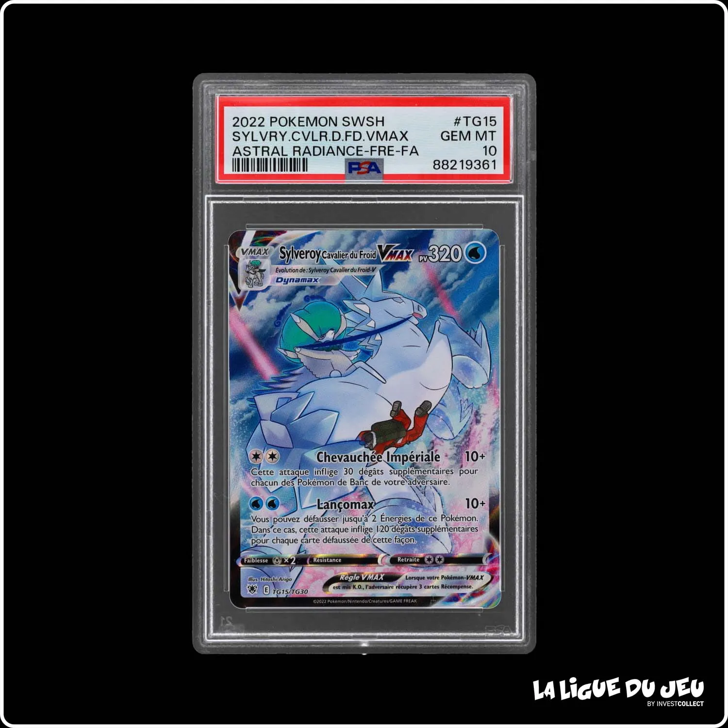 Ultra - Pokemon - Astres Radieux - Sylveroy Cavalier du Froid Vmax - TG15/TG30 - PSA 10 - Français