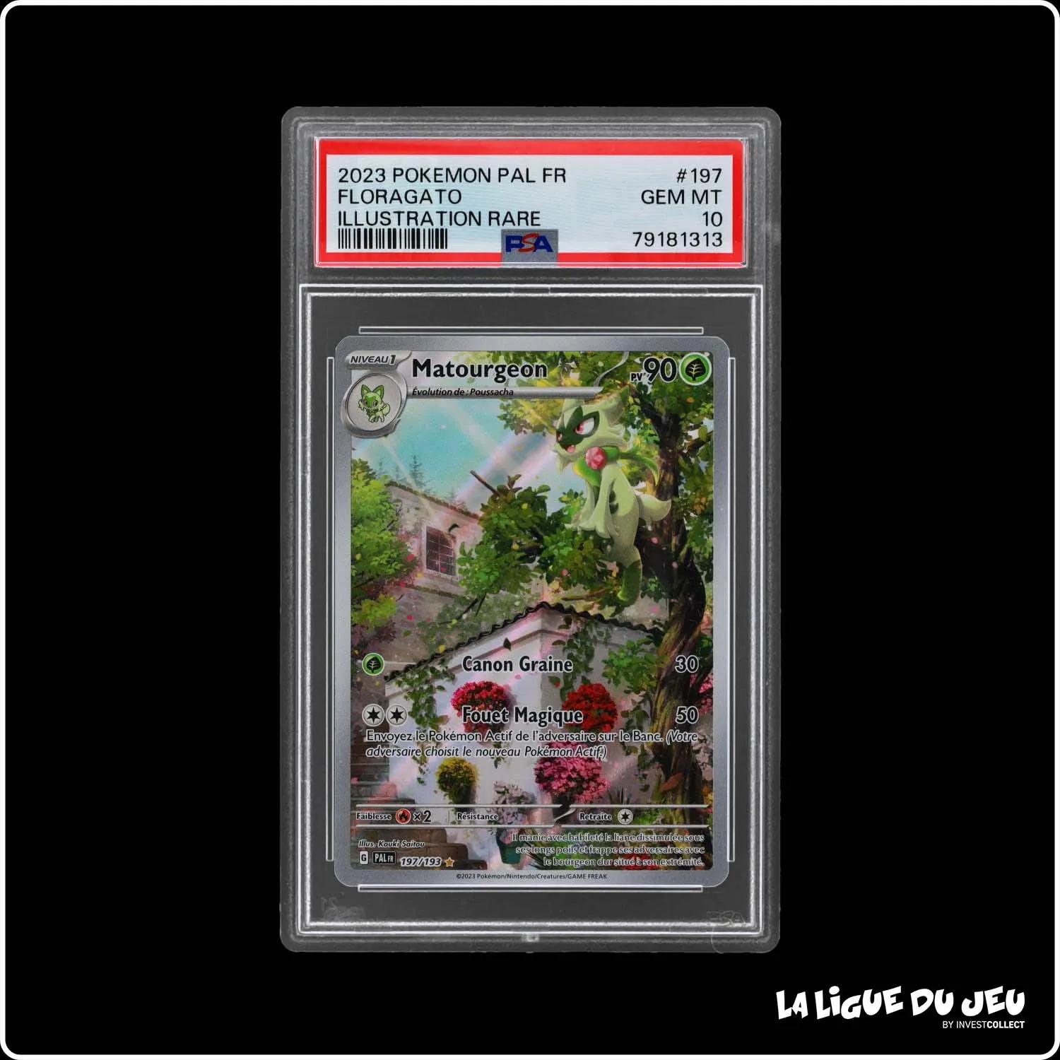 IR - Pokemon - Évolutions à Paldea - Matourgeon - 197/193 - PSA 10 - Français