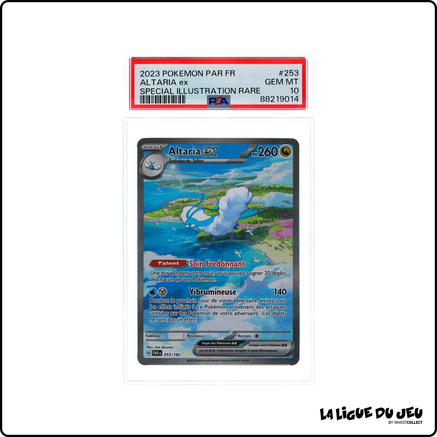 ISR - Pokemon - Faille Paradoxe - Altaria EX - 253/182 - PSA 10 - Français