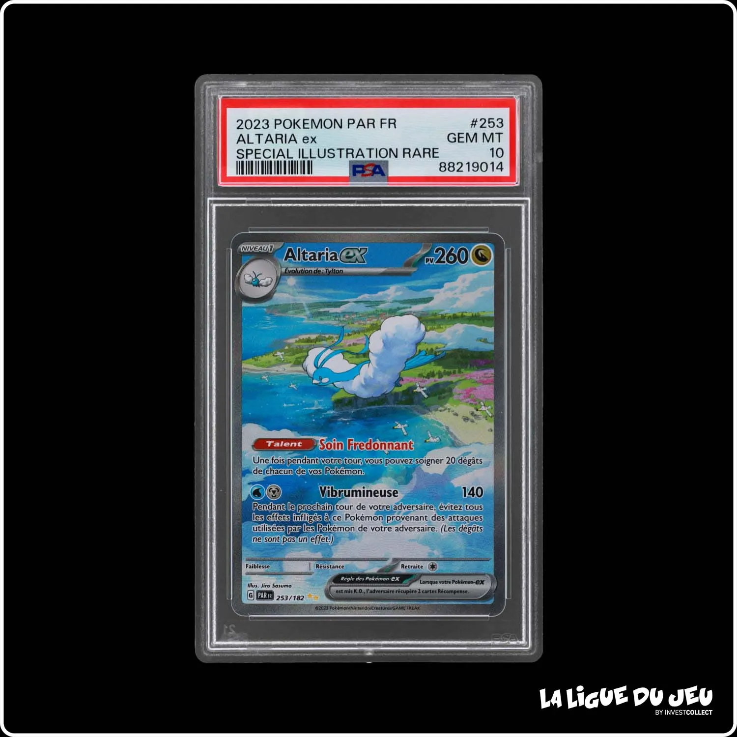 ISR - Pokemon - Faille Paradoxe - Altaria EX - 253/182 - PSA 10 - Français