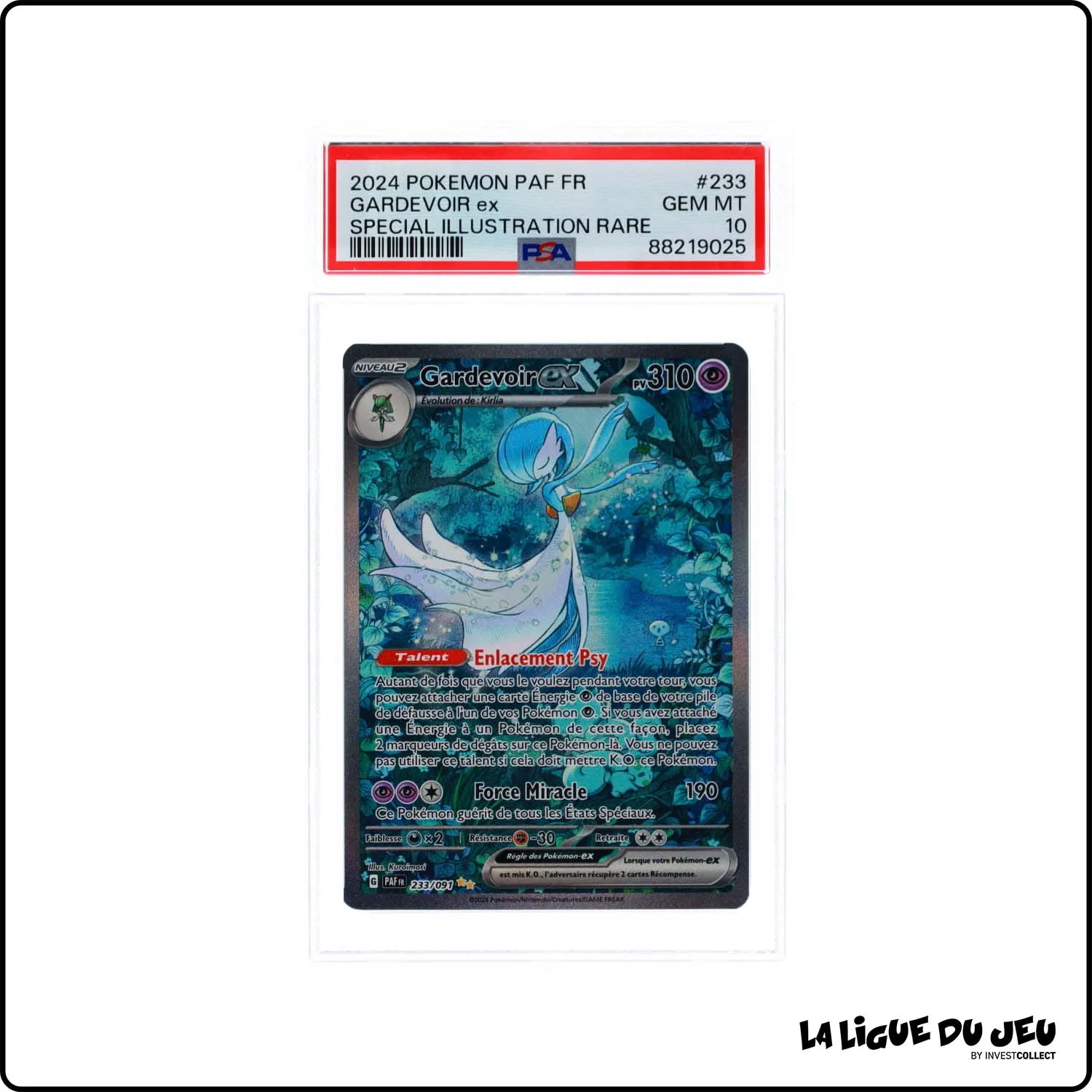 ISR - Pokemon - Destinées de Paldea - Gardevoir EX - 233/91 - PSA 10 - Français