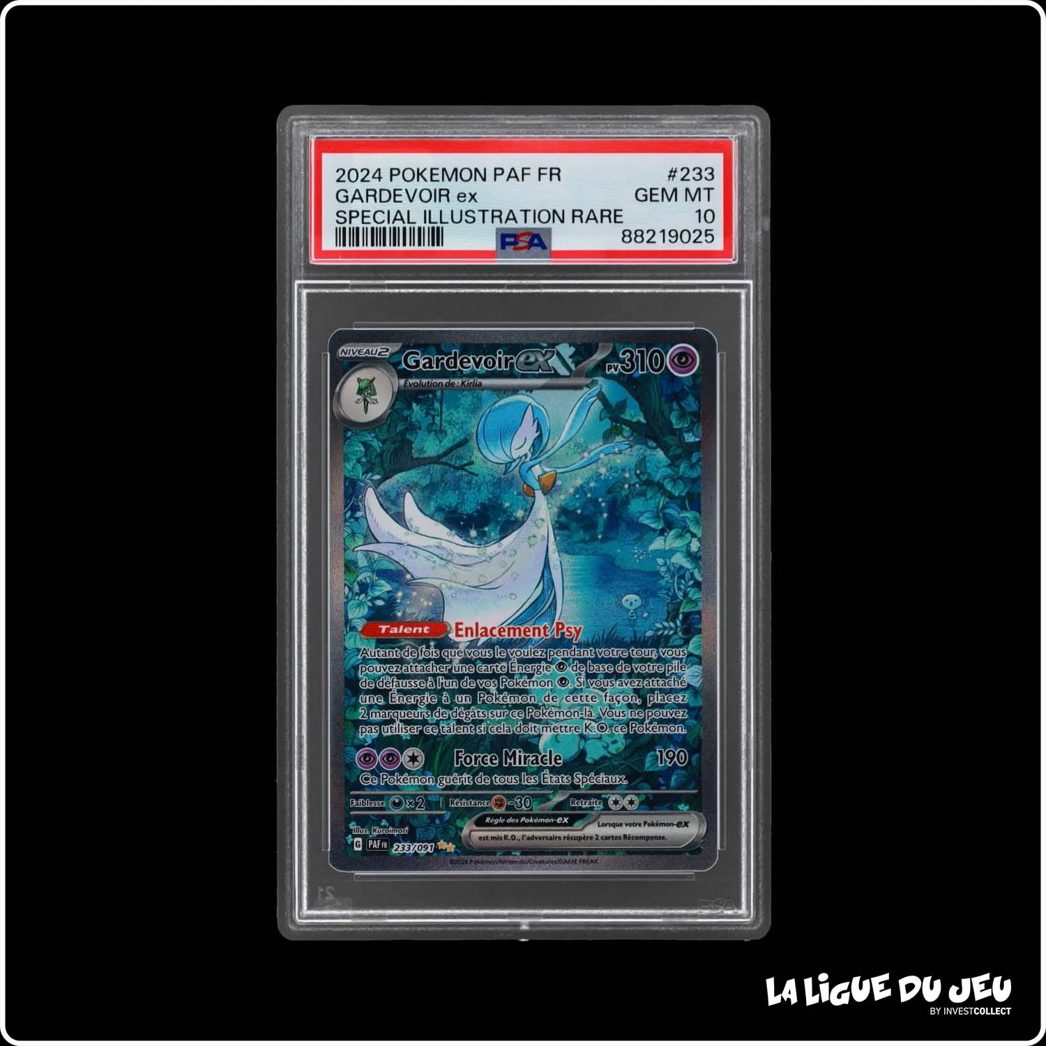 ISR - Pokemon - Destinées de Paldea - Gardevoir EX - 233/91 - PSA 10 - Français