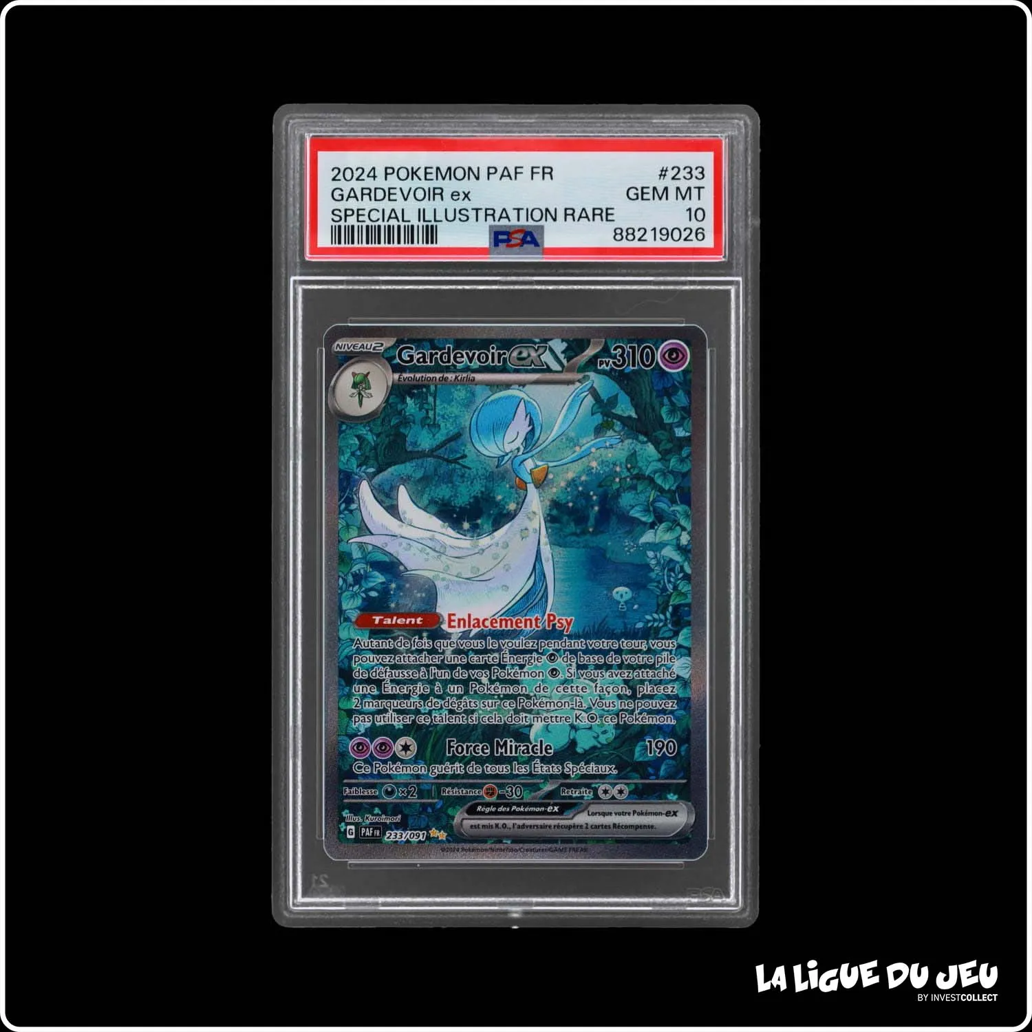 ISR - Pokemon - Destinées de Paldea - Gardevoir EX - 233/91 - PSA 10 - Français