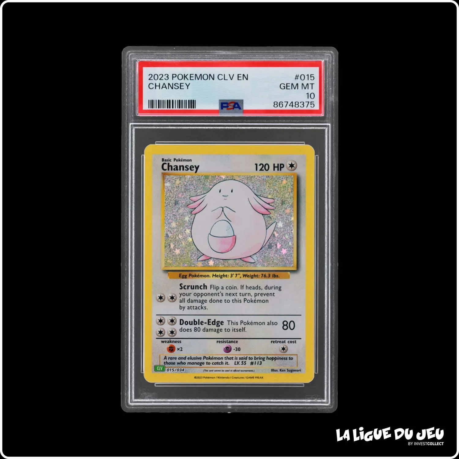 Holo - Pokemon - Classic Deck Venusaur - Chansey - 015/032 - PSA 10 - Anglais