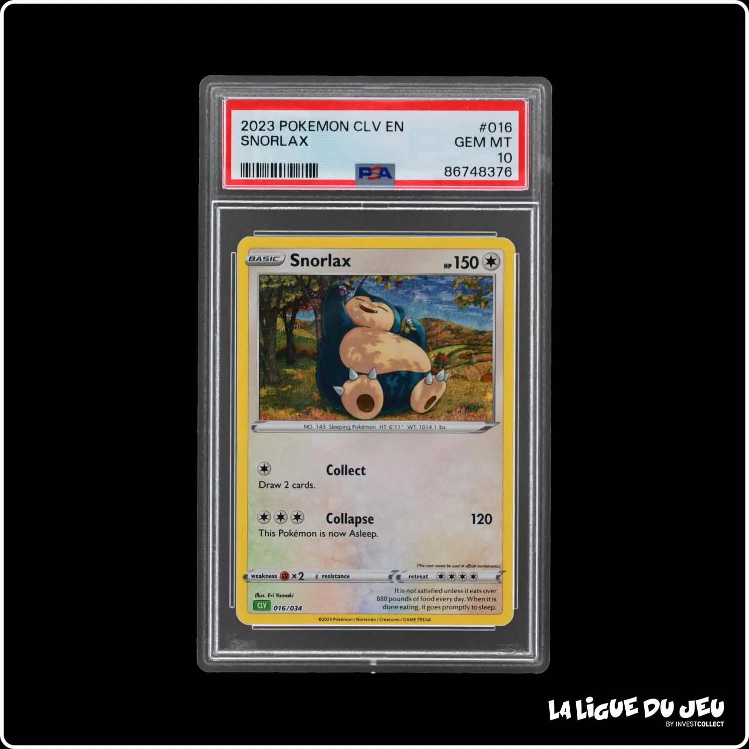 Holo - Pokemon - Classic Deck Venusaur - Snorlax - 016/032 - PSA 10 - Anglais