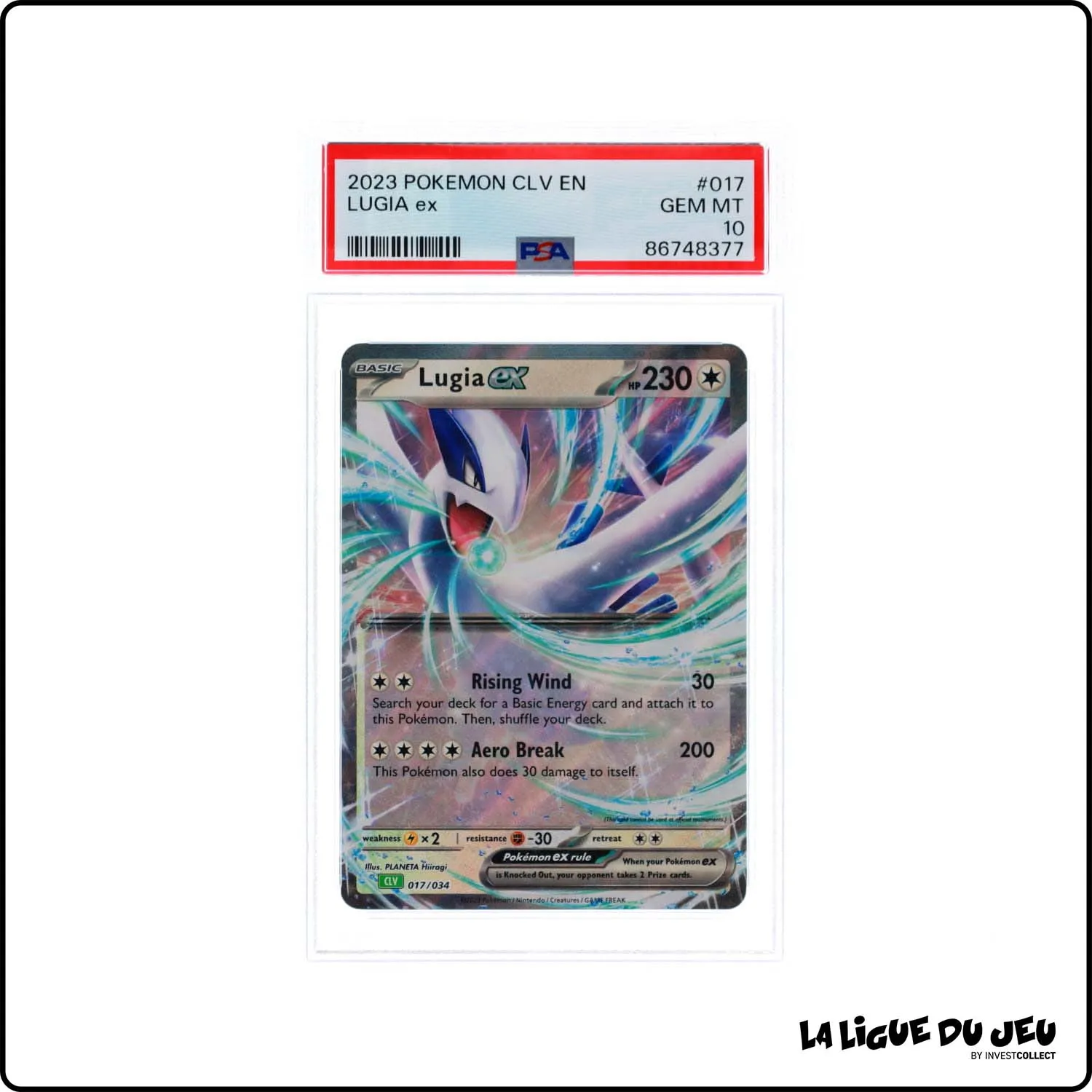 Holo - Pokemon - Classic Deck Venusaur - Lugia EX - 017/032 - PSA 10 - Anglais