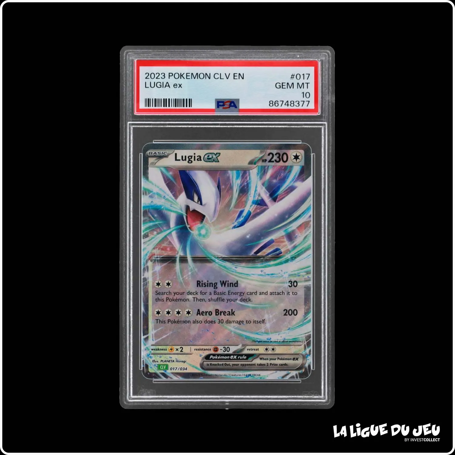 Holo - Pokemon - Classic Deck Venusaur - Lugia EX - 017/032 - PSA 10 - Anglais