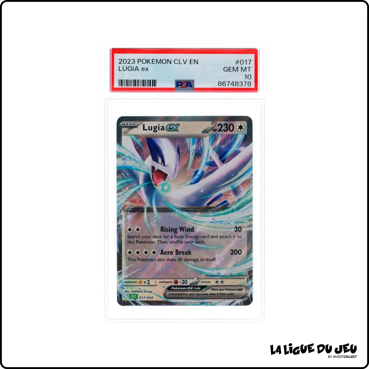 Holo - Pokemon - Classic Deck Venusaur - Lugia EX - 017/032 - PSA 10 - Anglais