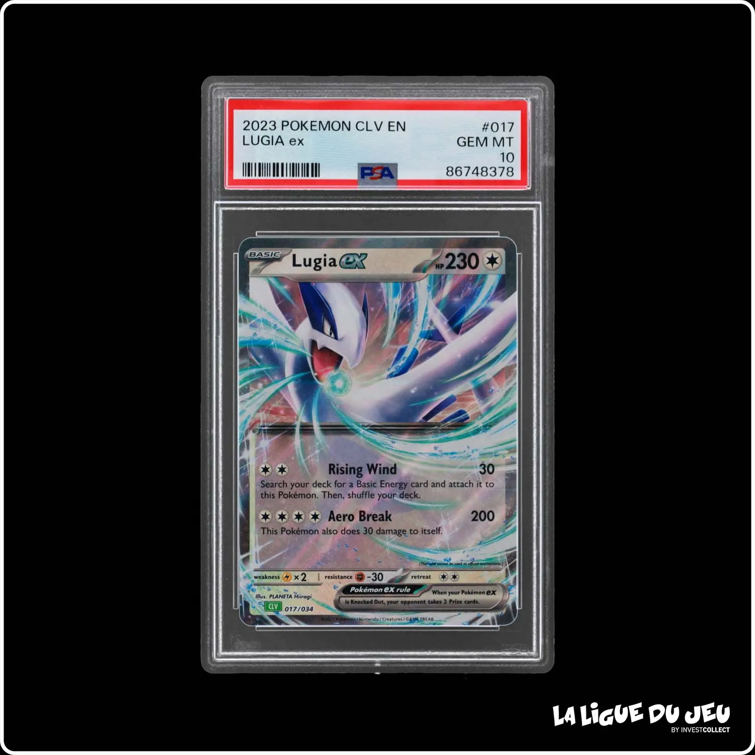 Holo - Pokemon - Classic Deck Venusaur - Lugia EX - 017/032 - PSA 10 - Anglais