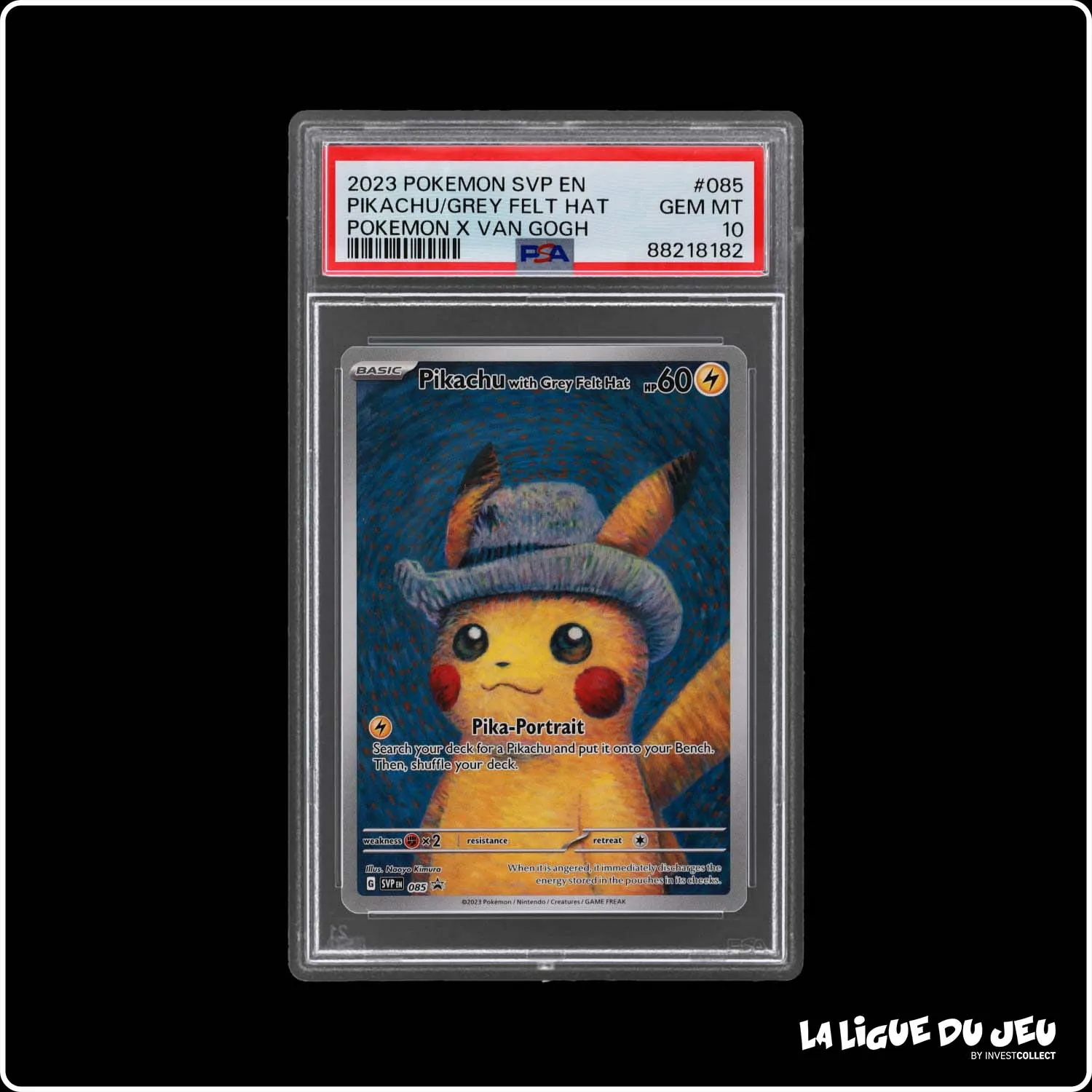 Promo - Pokemon - Écarlate et Violet Promo - Pikachu with Grey Felt Hat - SVP085 - PSA 10 - Anglais