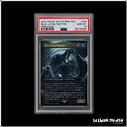 Rare - MTG - Univers Infini Jurassic World - Blue, Loyal Raptor Embossed - 33 - PSA 10 - Anglais