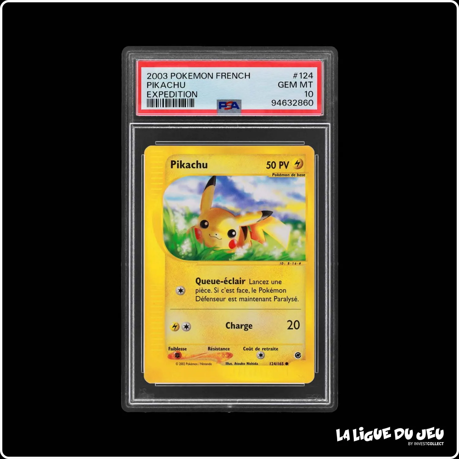 Commune - Pokemon - Expedition - Pikachu 124/165 - PSA 10 - Français