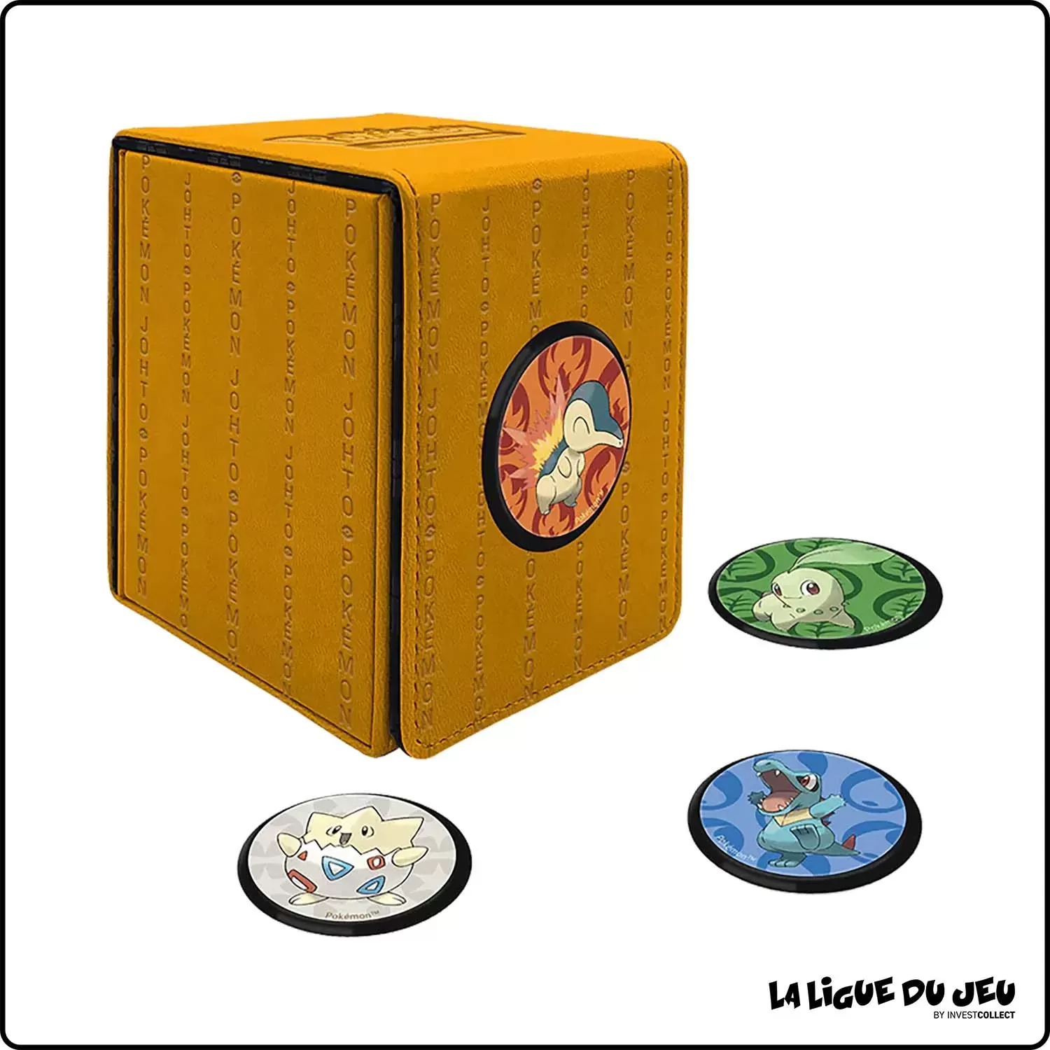 Deck Box - Pokemon - Ultra Pro - Alcove Flip Box - Clic Flip Box Johto - Scellé