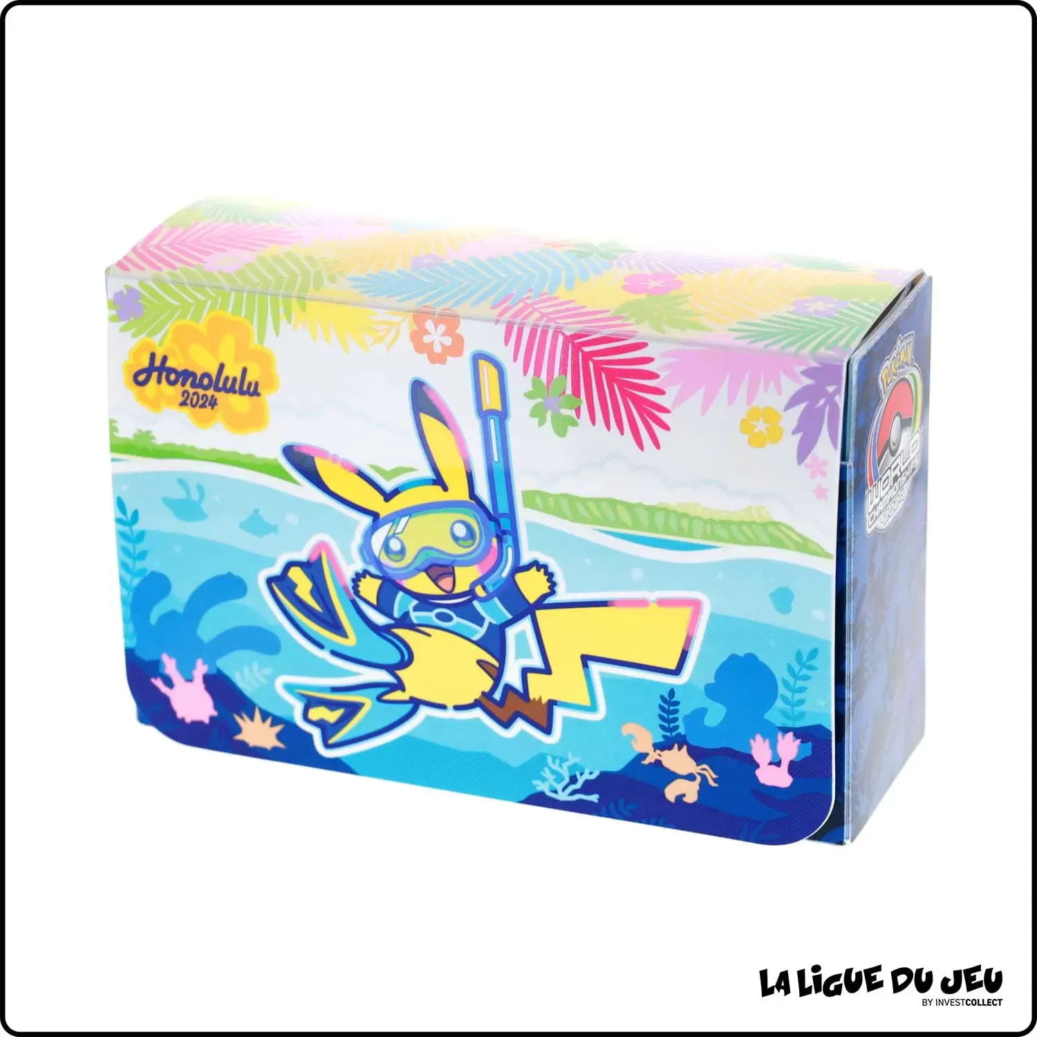 Deck Box - Play! Pokemon - Double Deck Box - World Championships Honolulu 2024 Competitor - Scellé