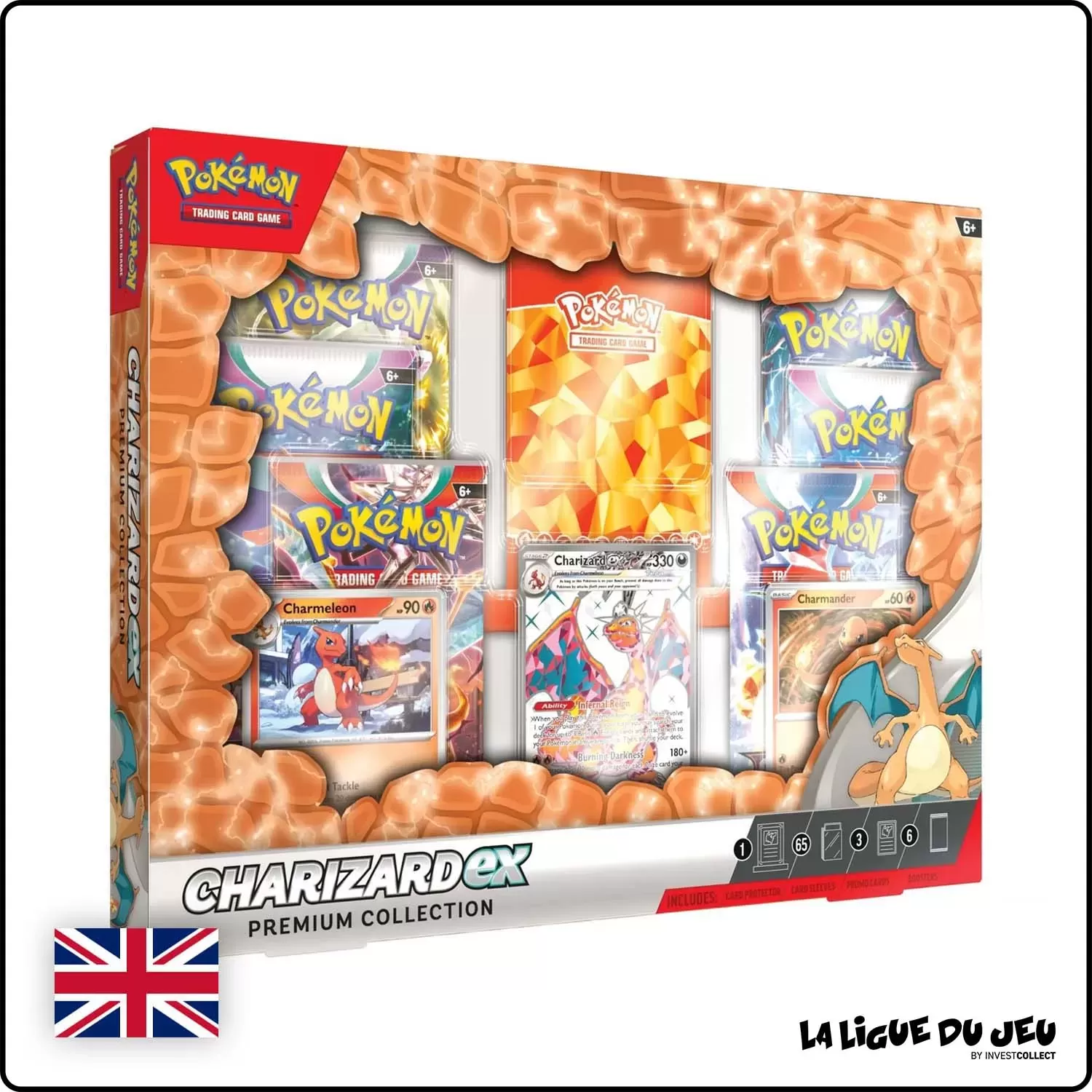 Coffret - Pokemon - Collection Premium Charizard ex - Scellé - Anglais