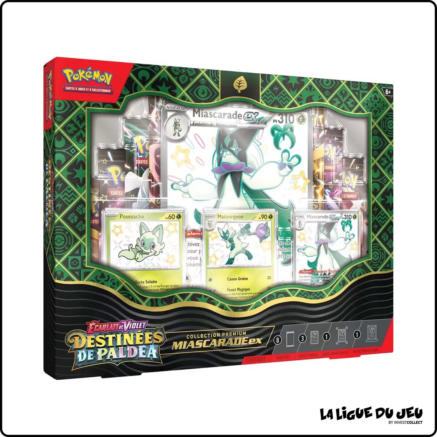 Coffret - Pokemon - Destinées de Paldea - EV4.5 - Collection Premium Miascarade ex - Scellé - Français The Pokémon Company - 1