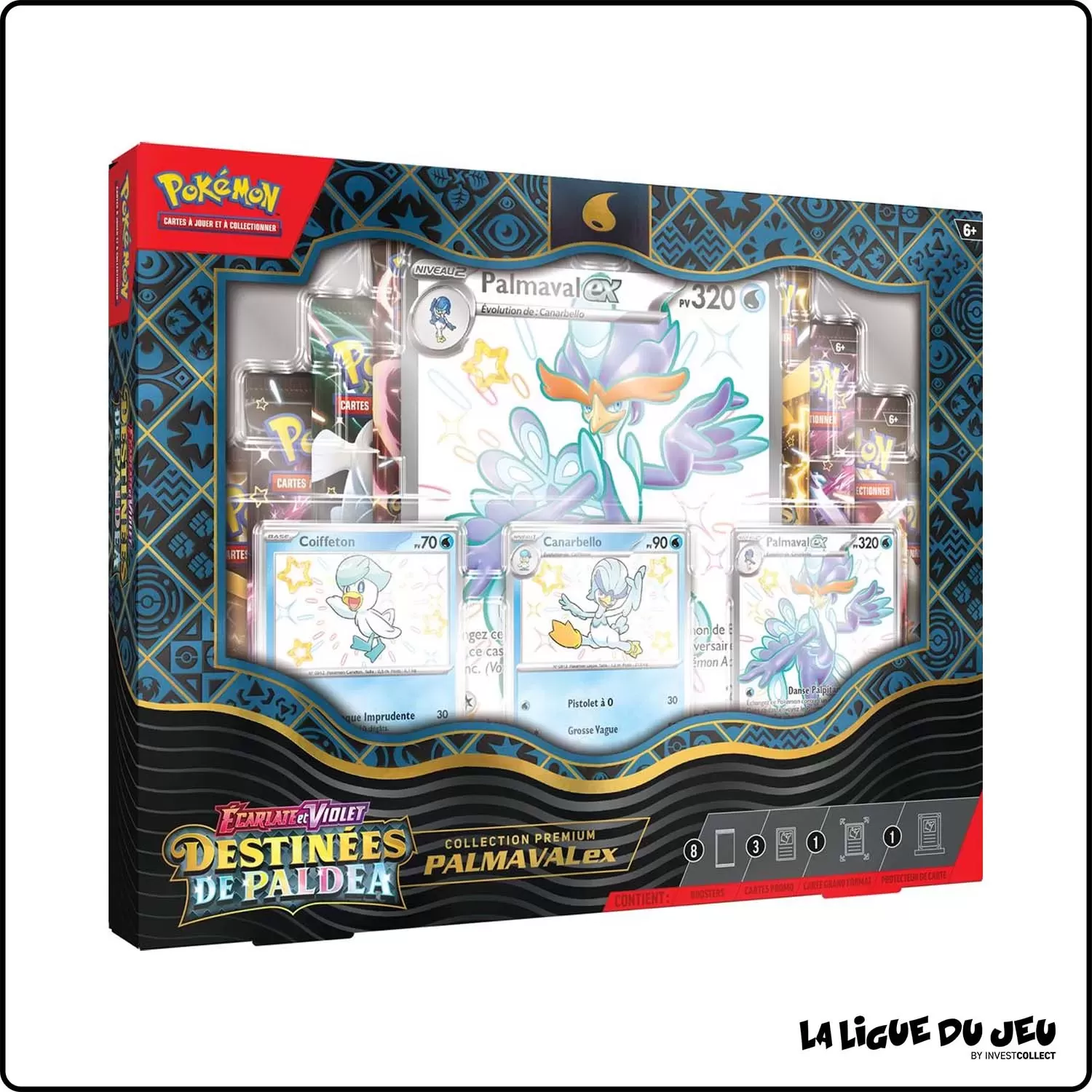 Coffret - Pokemon - Destinées de Paldea - EV4.5 - Collection Premium Palmaval ex - Scellé - Français The Pokémon Company - 1