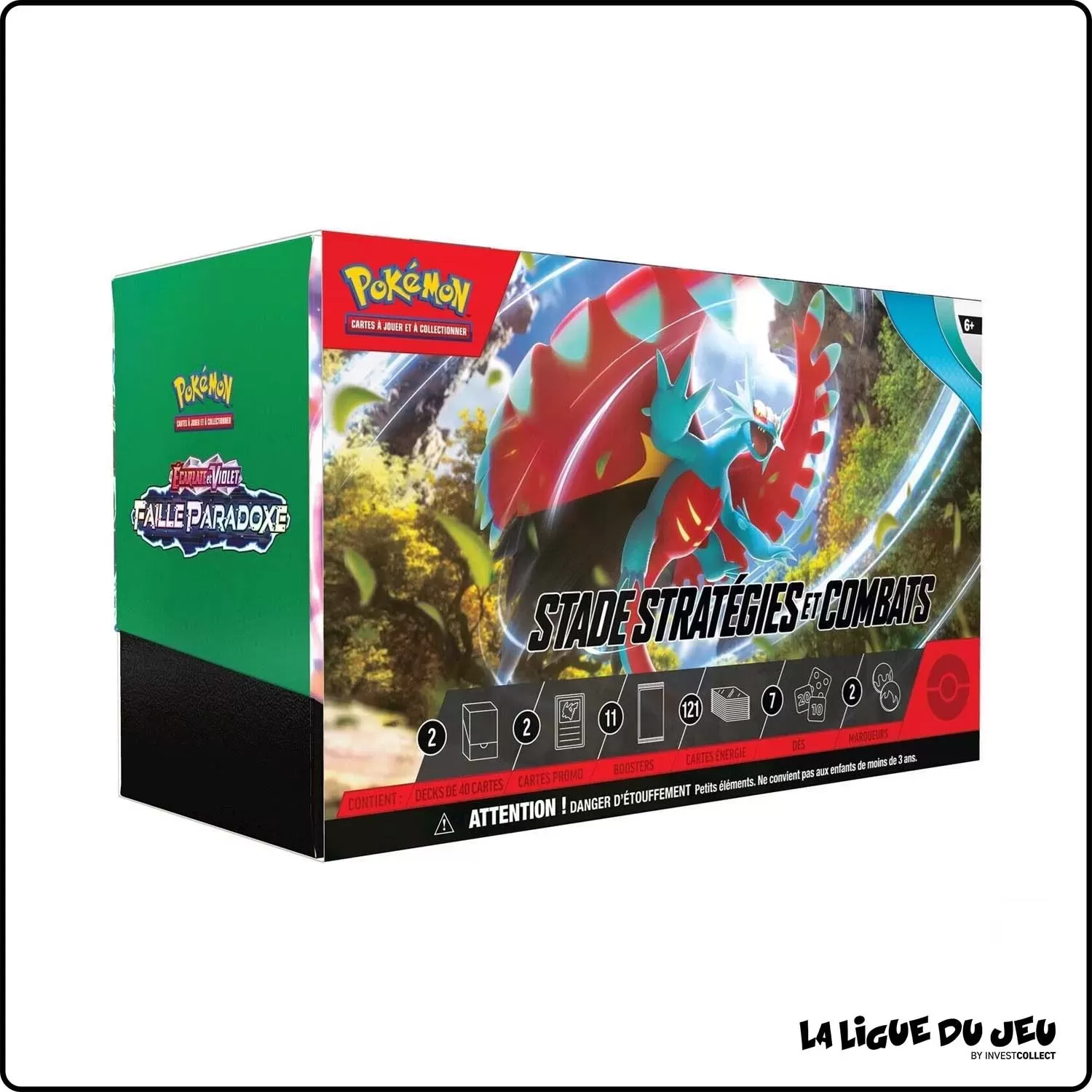 Coffret - Pokemon - Faille Paradoxe - EV4 - Stade Stratégies et Combats - Scellé - Français