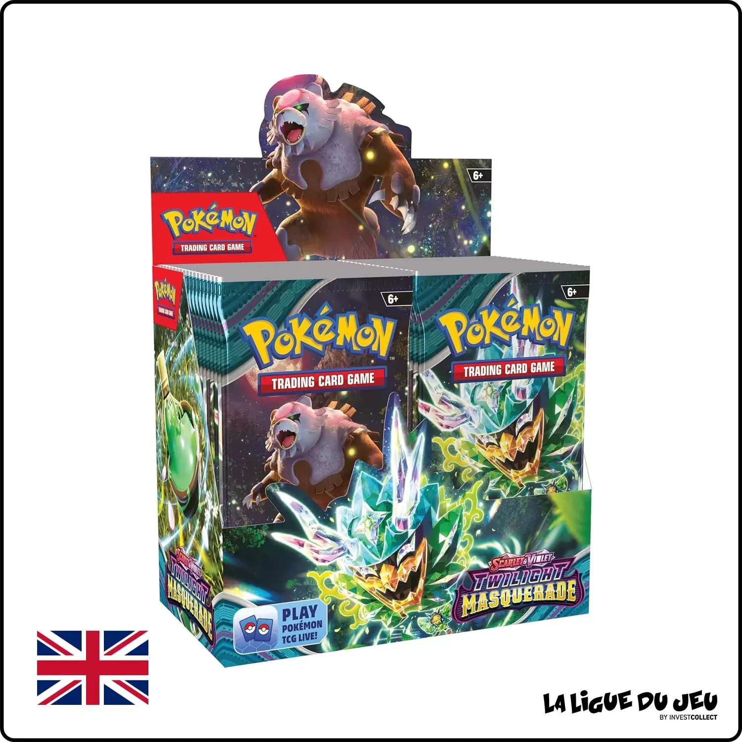 Display - Pokemon - Mascarade Crépusculaire - EV6 - Scellé - Anglais