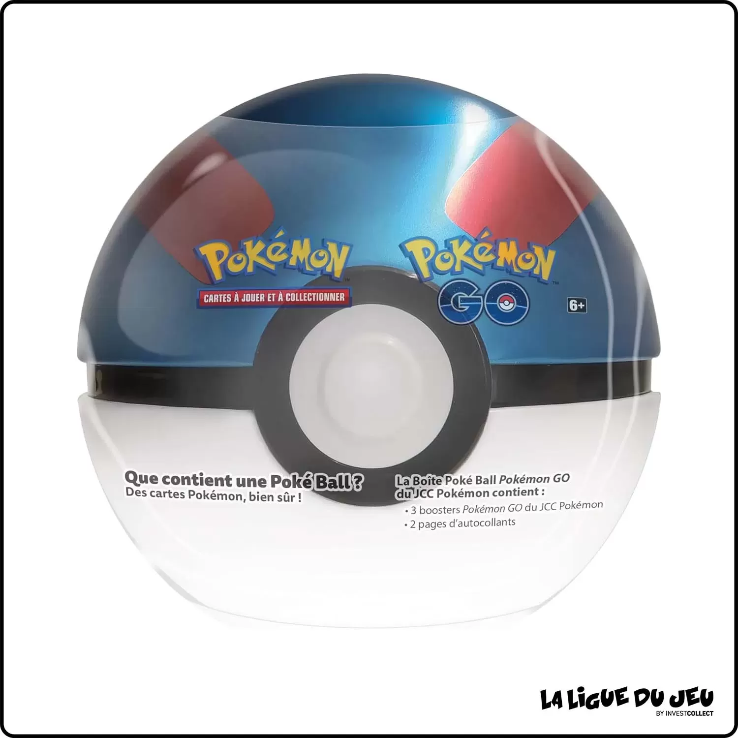 Pokeball Tin - Pokemon - Pokemon GO - EB10,5 - SuperBall - Scellé - Français The Pokémon Company - 1