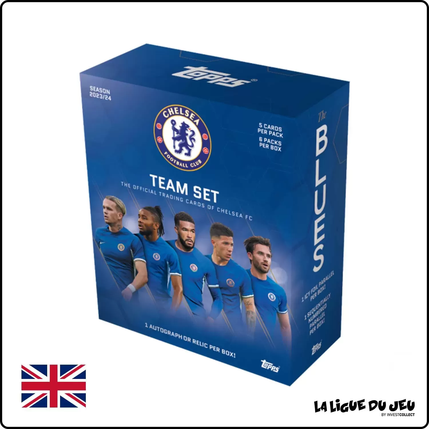 Display - Topps - Chelsea Official Team Set - 6 Boosters - Scellé - Anglais