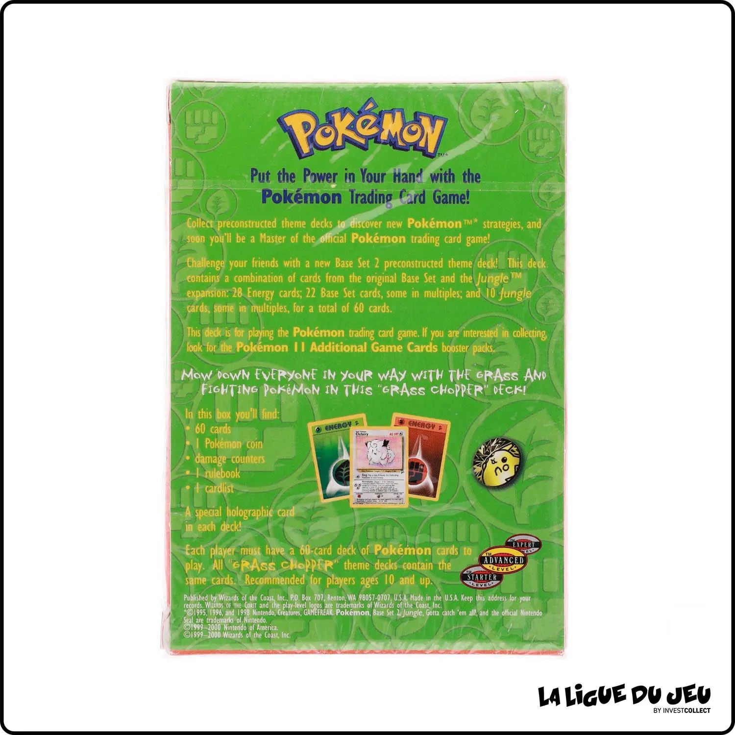 Deck - Pokemon - Base Set 2 - Grass Chopper - Scellé - Anglais