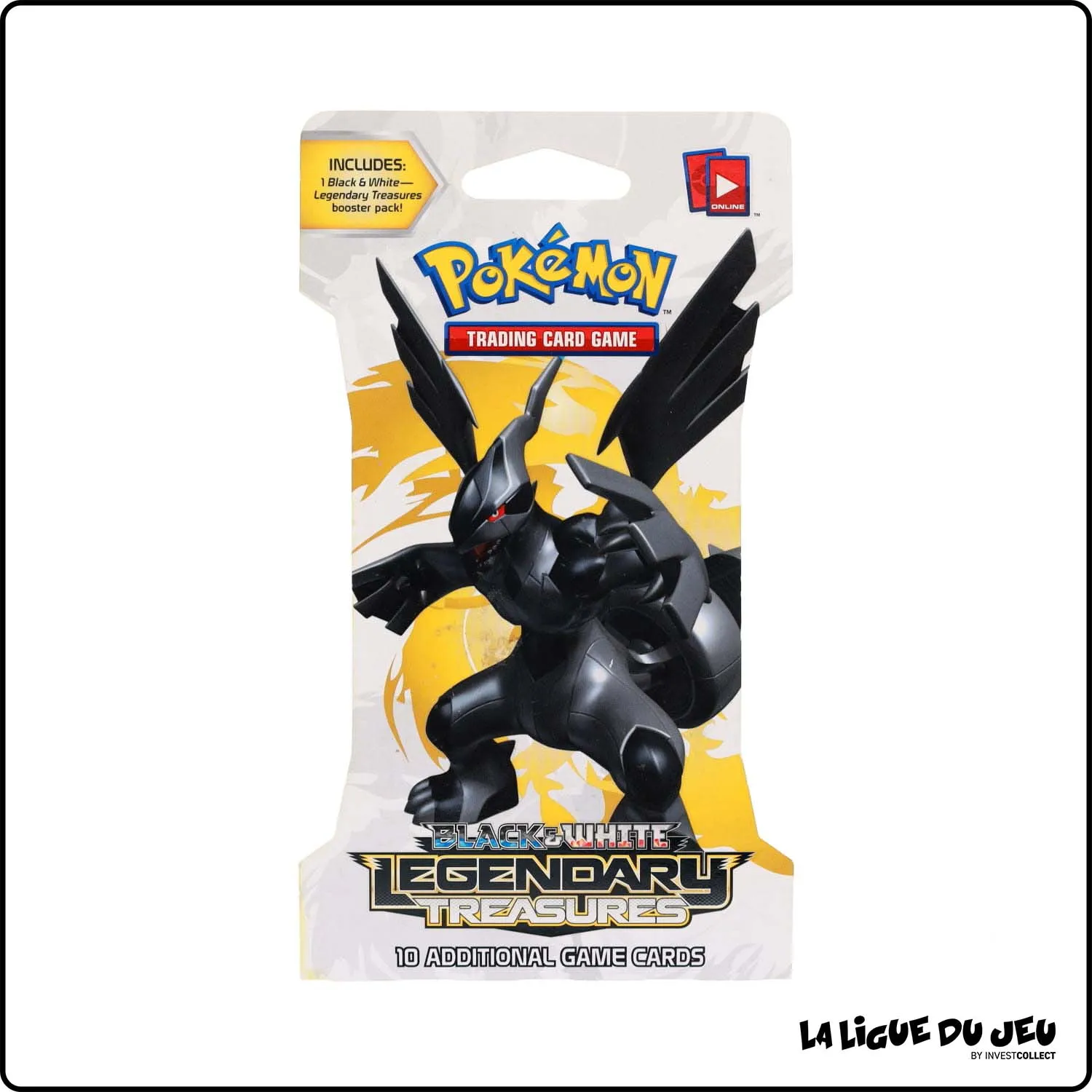 Blister - Pokemon - Noir & Blanc - Legendary Treasures - Illustration Zekrom - Scellé - Anglais