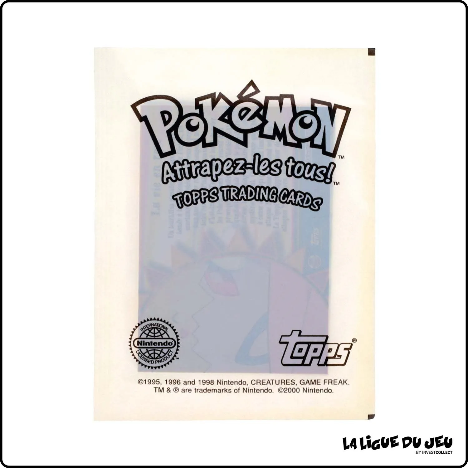 Booster - Topps - Pokemon - TV Animation - 4 cartes - Ponyta - Scellé - Français