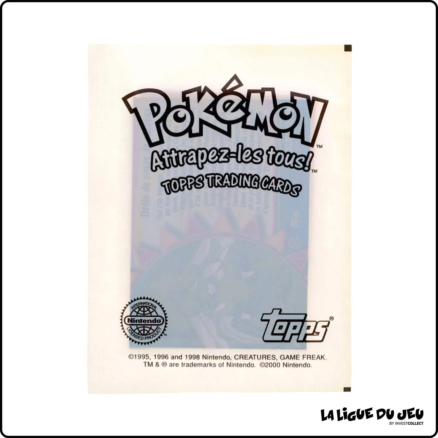 Booster - Topps - Pokemon - TV Animation - 4 cartes - Magnéti - Scellé - Français