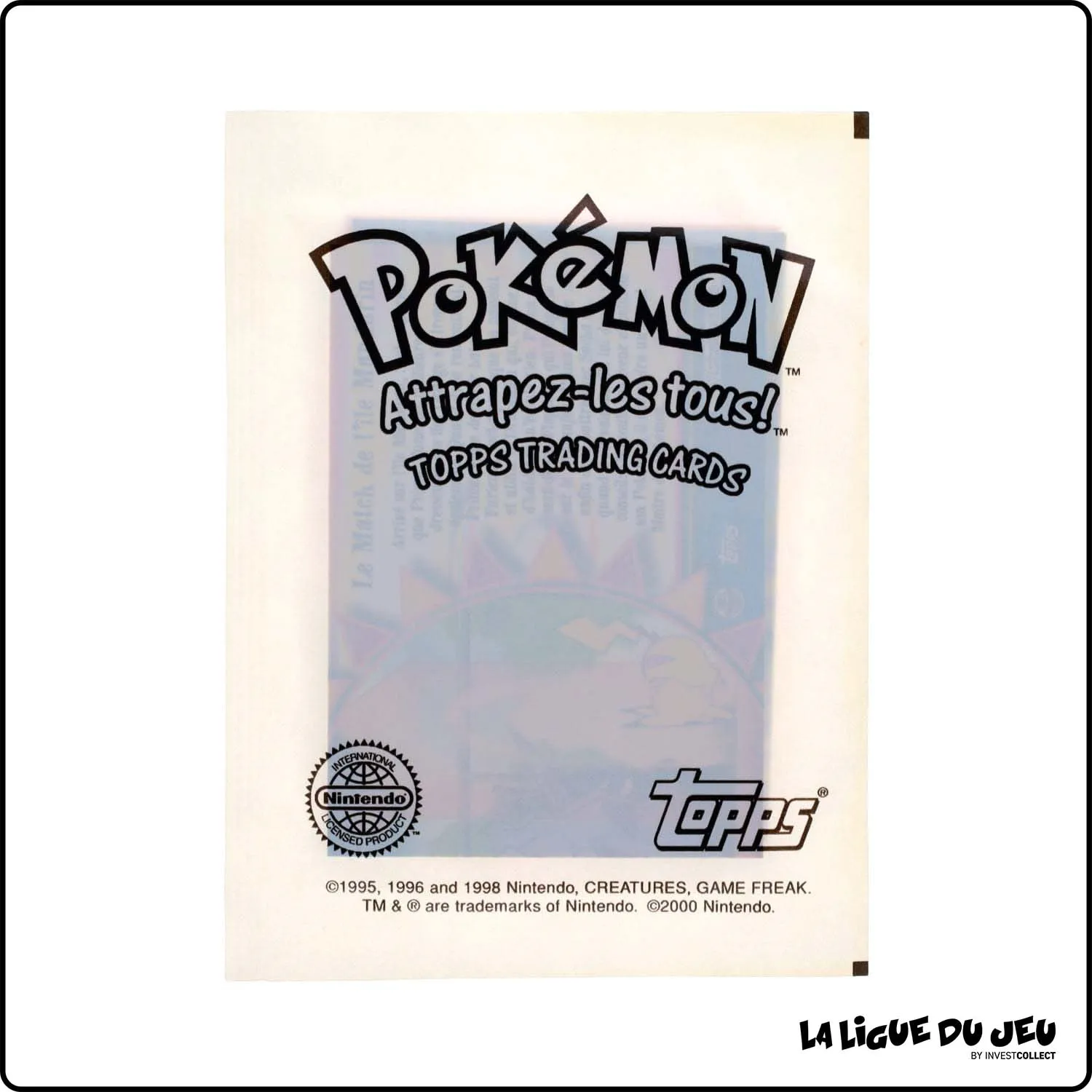 Booster - Topps - Pokemon - TV Animation - 4 cartes - Canarticho - Scellé - Français