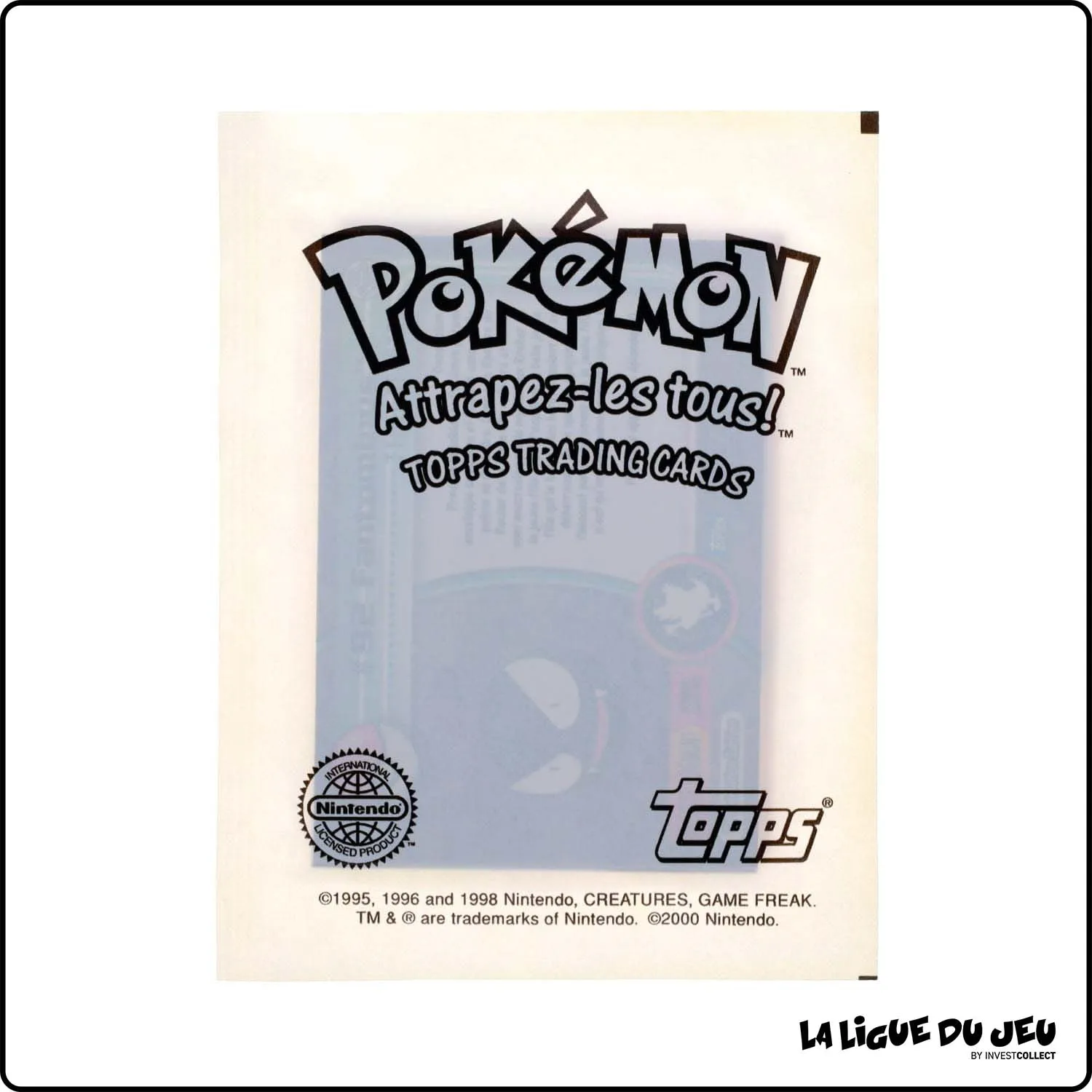 Booster - Topps - Pokemon - TV Animation - 4 cartes - Krabby - Scellé - Français