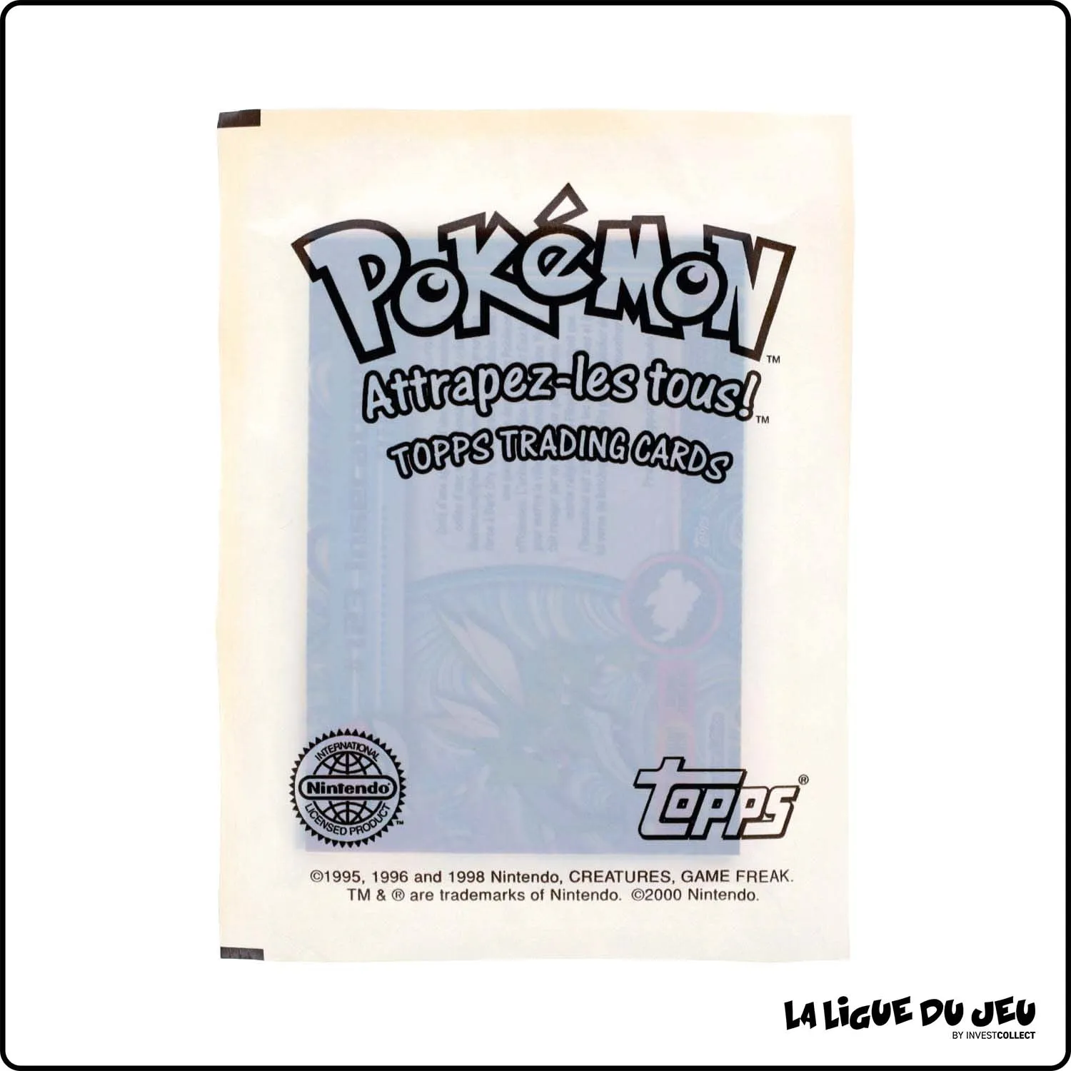 Booster - Topps - Pokemon - TV Animation - 4 cartes - Lokhlass - Scellé - Français