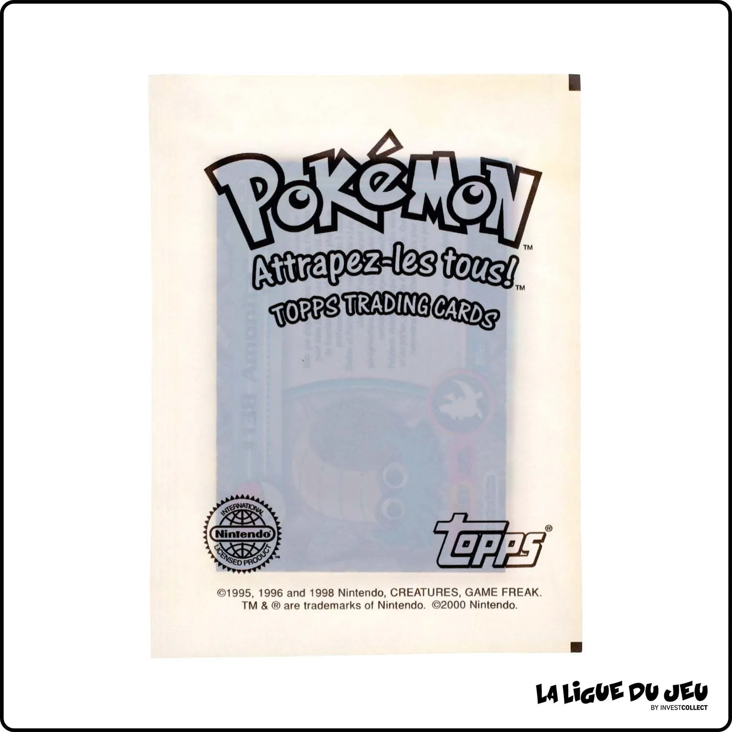 Booster - Topps - Pokemon - TV Animation - 4 cartes - Minidraco - Scellé - Français