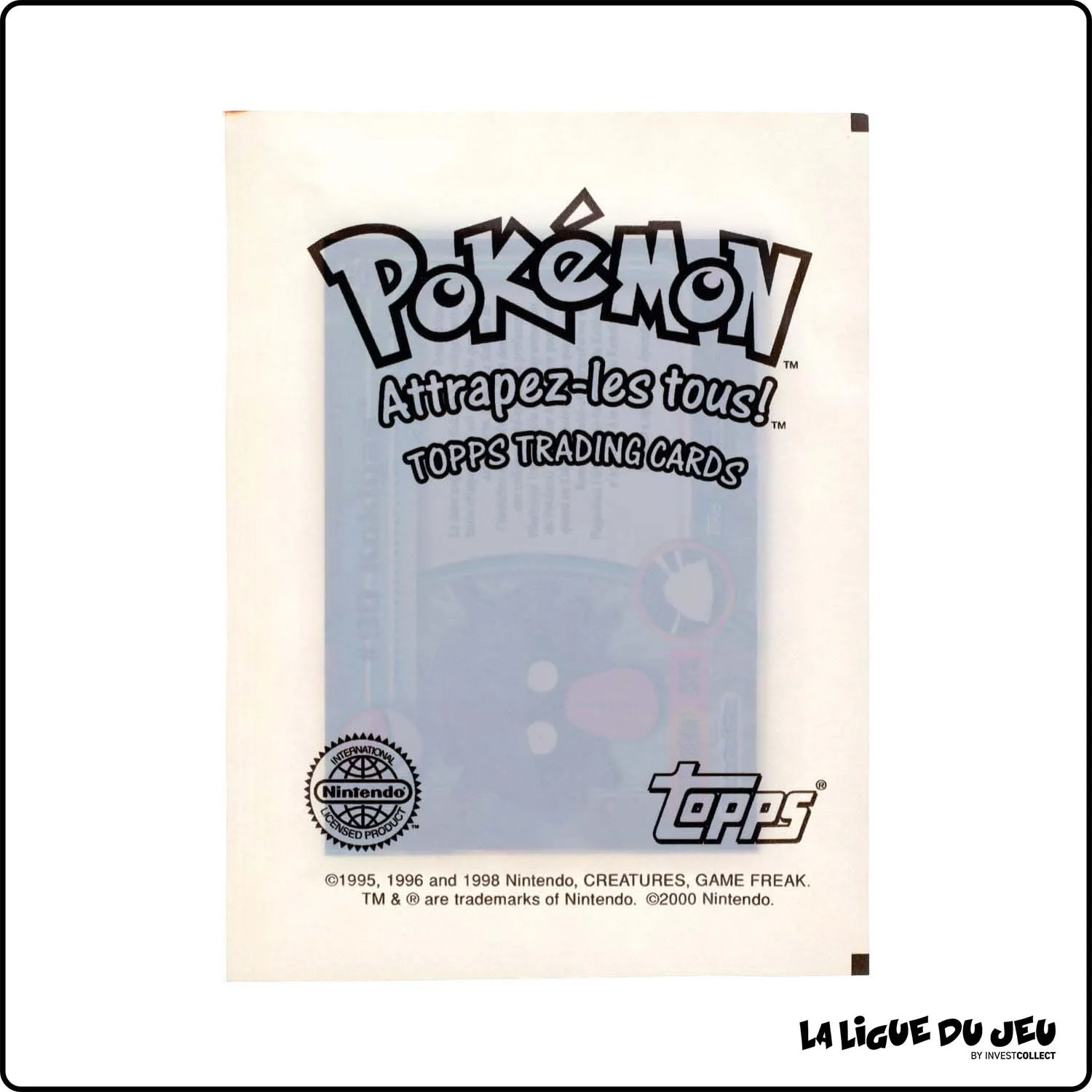 Booster - Topps - Pokemon - TV Animation - 4 cartes - Mew - Scellé - Français