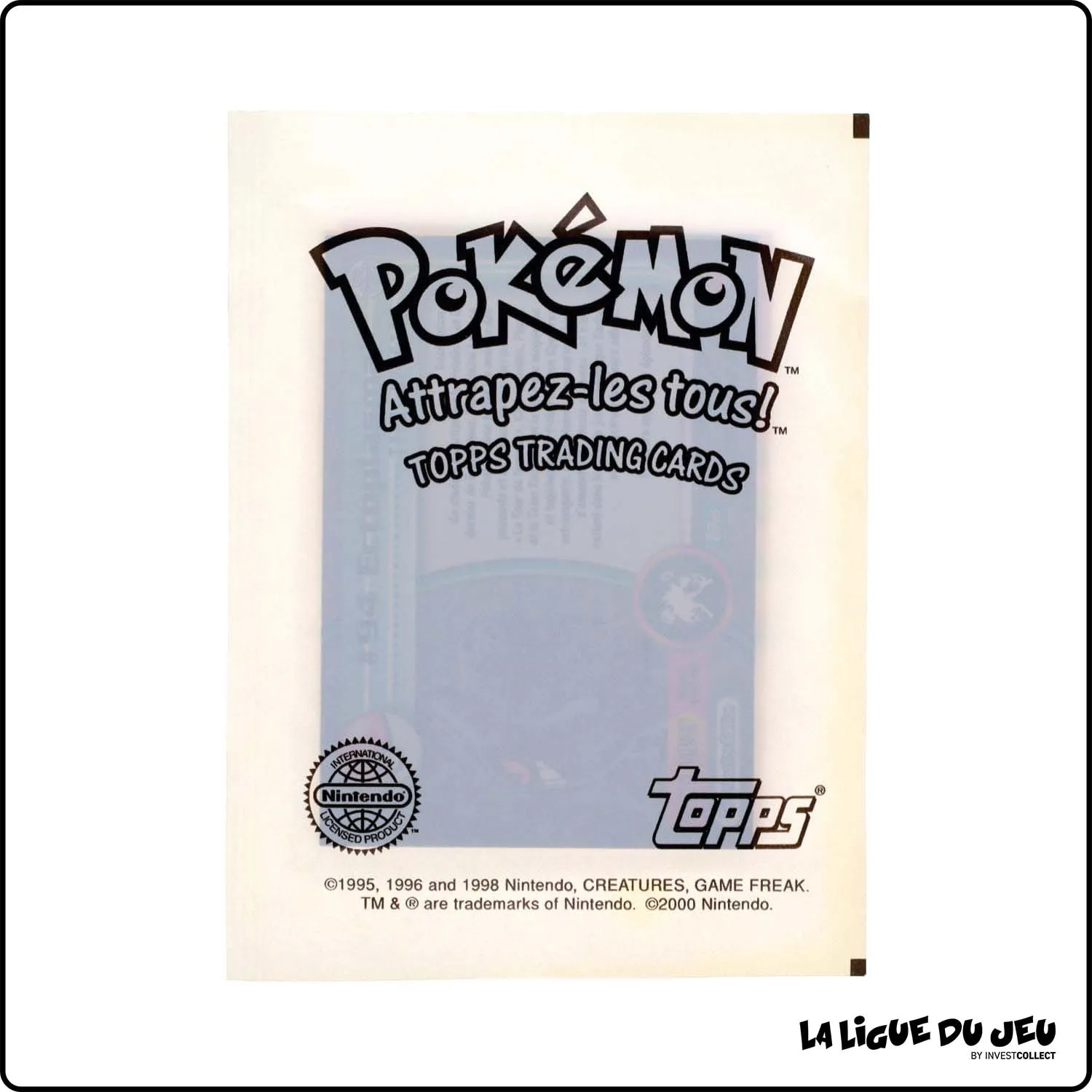 Booster - Topps - Pokemon - TV Animation - 4 cartes - Ondine - Scellé - Français