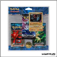 Tripack - Pokemon - 2 Boosters Rivaux Émergeants & 1 Booster Platine Base - Illustration Tarinorme - Scellé - Français