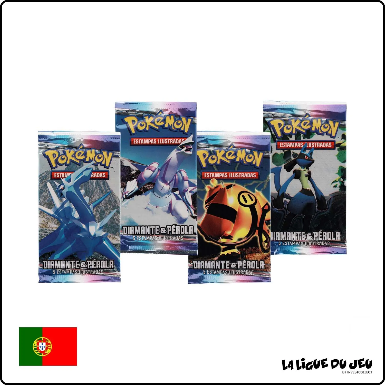 Booster - Pokemon - Diamant & Perle de Base - ArtSet 4 Illustrations - Non trié - Scellé - Portugais